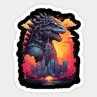 Godzilla Sticker